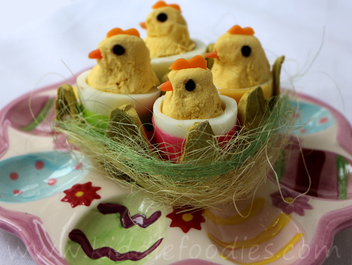 Easter chicks snack for kids
