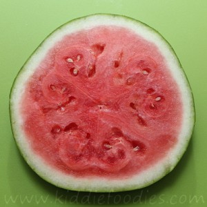 Watermelon cupid dessert for kids step1