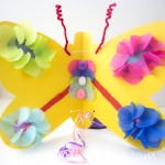 How to make paper butterfly wings for kids