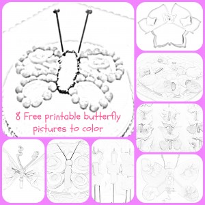 8 free printable butterfly pictures to color