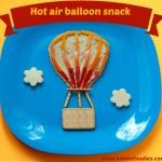 Hot air balloon snack for kids