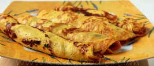 Pumpkin recipes - homemade pancakes with salmon and ricotta step6