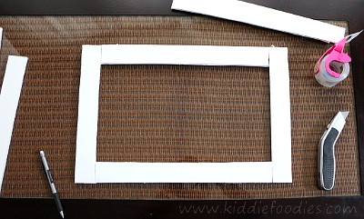 Food photography -how to bulid a foldable lightbox step5