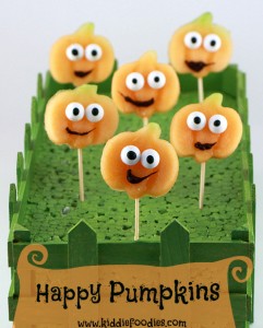 Happy pumpkins - Halloween party food ideas