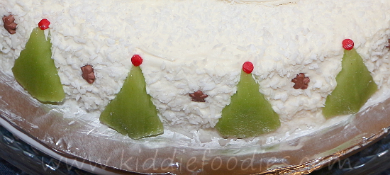 Santa Claus cake, Christmas cake decoration ideas step2
