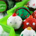 Christmas cupcakes – Christmas balls mini-cupcakes decoration ideas