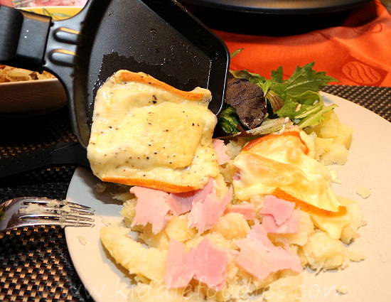 Raclette - easy party food for cheese lovers step2b
