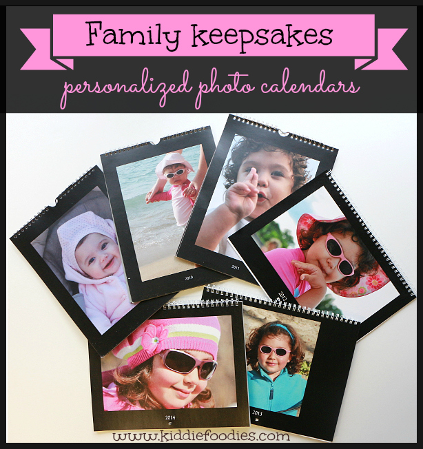 Family keepsakes ideas - make a personalized photo calendar, #photocalendar, #keepsake