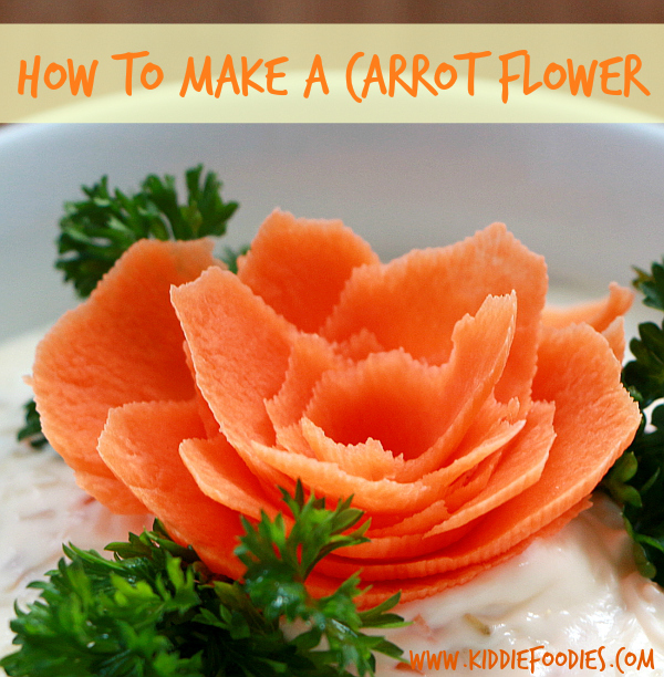 How to make a carrot flower