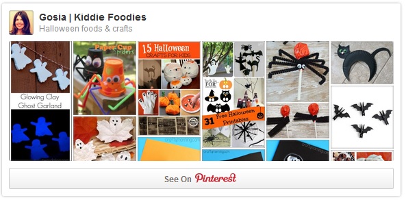 Halloween foods & crafts for kids Pinterest board