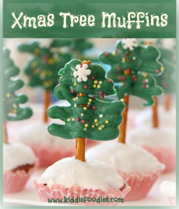 Xmas tree muffins, #muffins, #xmas
